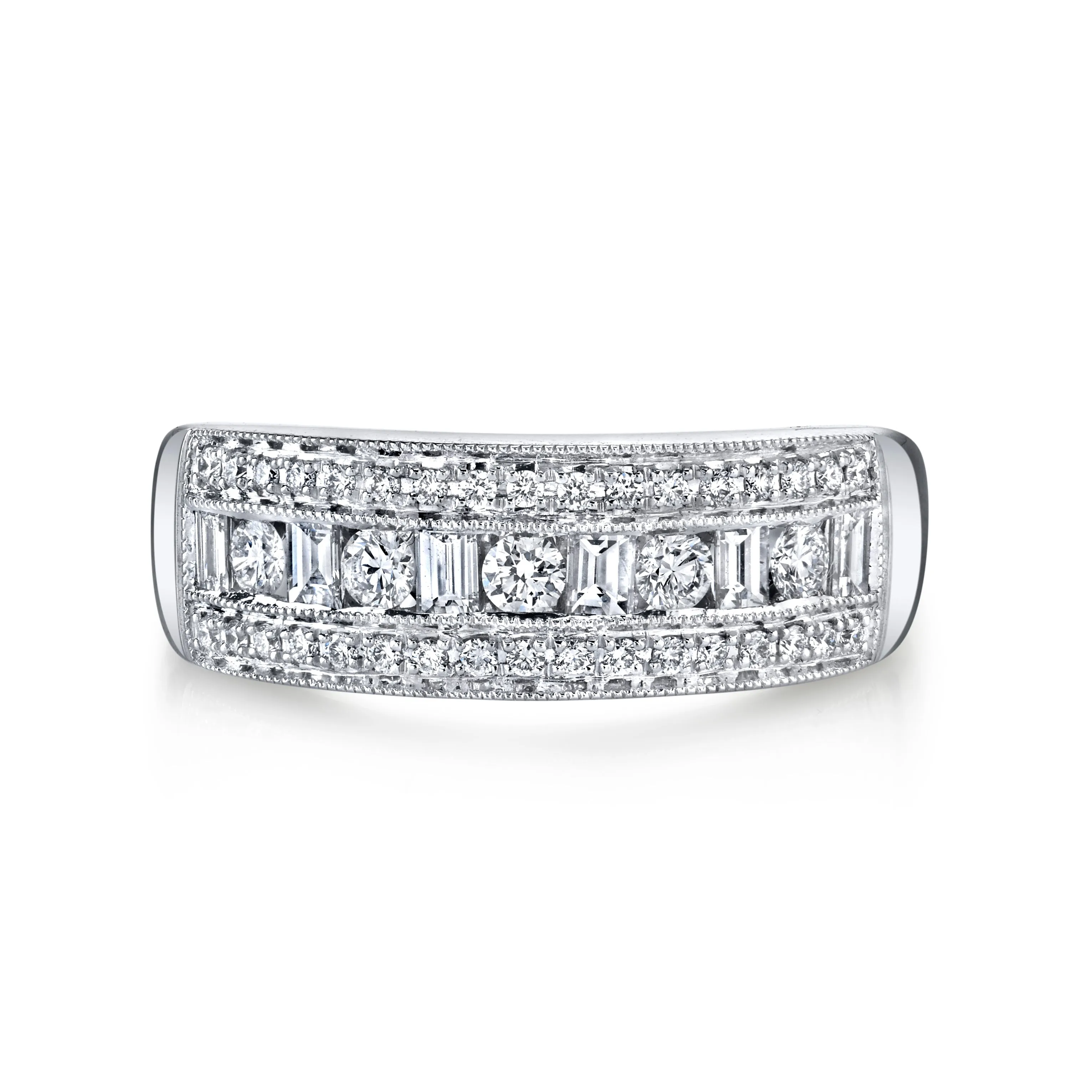 14K White Gold Fashion Diamond Ring