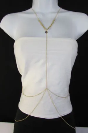 Classic Style Thin Metal Body Chain